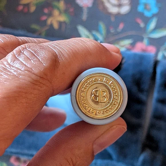 La Bonne Brosse No. 1 Small Hair Brush In Light Blue with Velvet Pouch, EUC - Picture 2 of 9